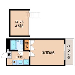 静岡駅 バス18分  小鹿公民館前下車：停歩2分 1階の物件間取画像